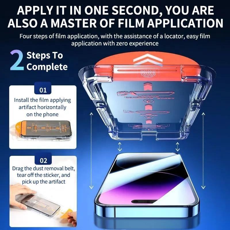 iPhone Invisible Artifact Screen Protector | dust free without bubbles HD film