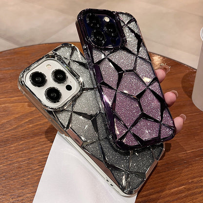 Glitter Three-Dimensional Diamond Mobile Phone Case