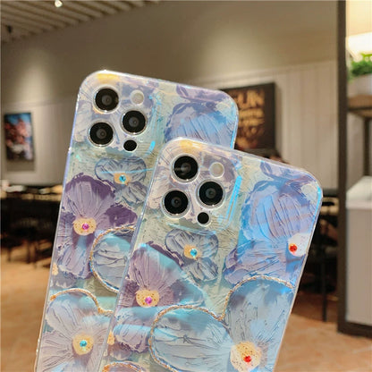 Oil Painting Flower Mobile Phone Case