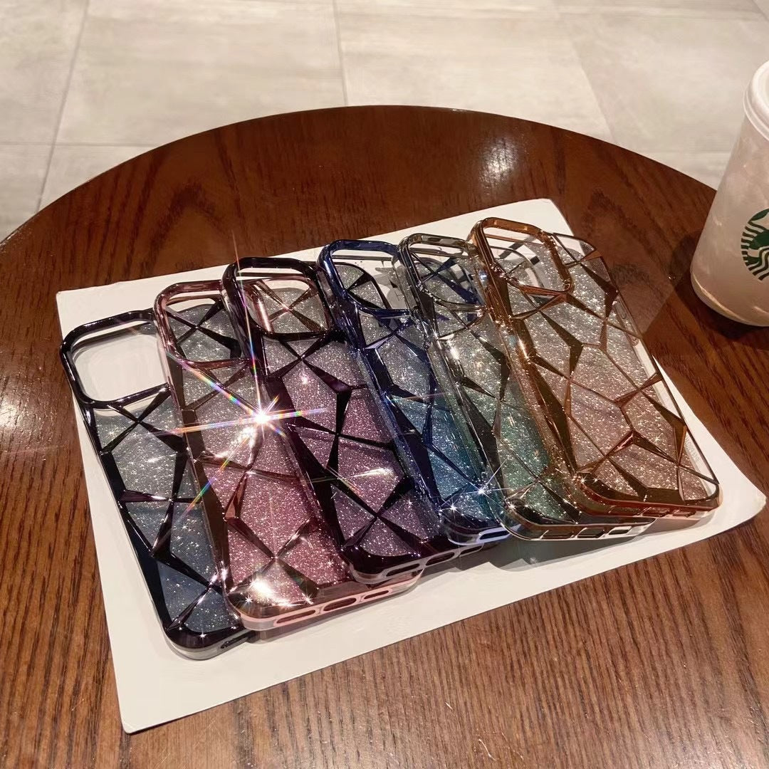 Glitter Three-Dimensional Diamond Mobile Phone Case