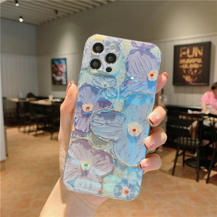 Oil Painting Flower Mobile Phone Case