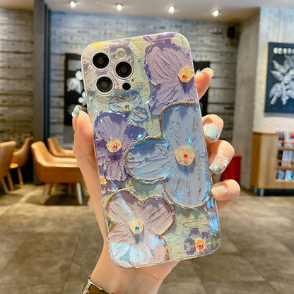 Oil Painting Flower Mobile Phone Case