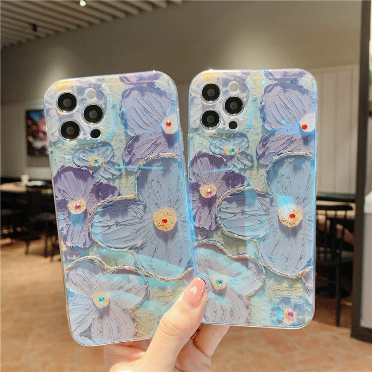 Oil Painting Flower Mobile Phone Case